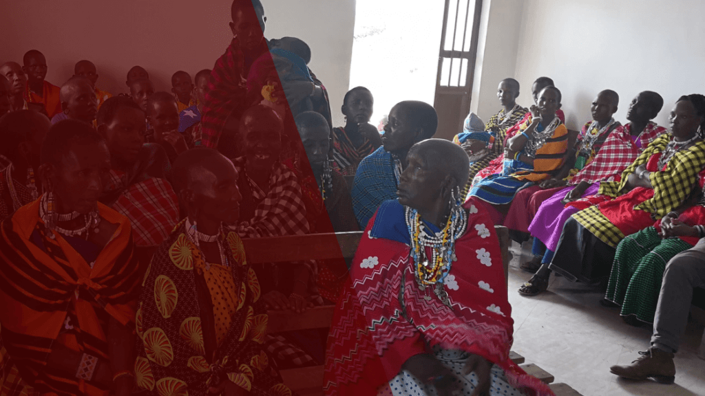 Maasai Women sitting and waiting