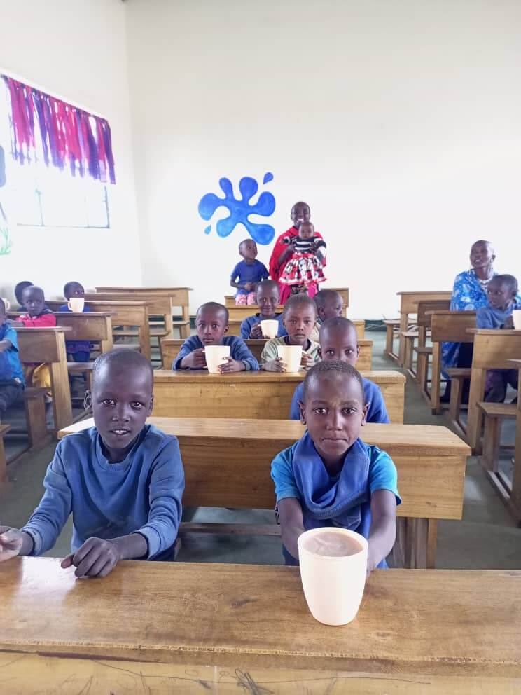 Kids in School Claas of the Maasai Community School